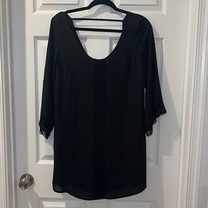 Black flowy ASTR dress